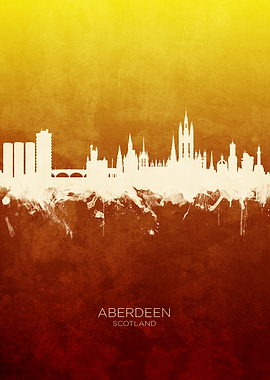 Aberdeen Scotland Skyline