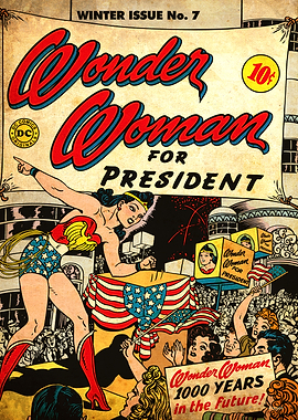 Wonder Woman for President by H. G. Peter