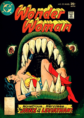 Wonder Woman Jaws of Leviathan by Gray Morrow