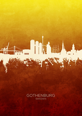 Gothenburg Sweden Skyline