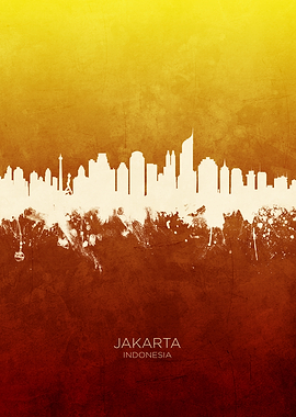 Jakarta Indonesia Skyline