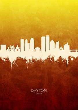 Dayton Ohio Skyline