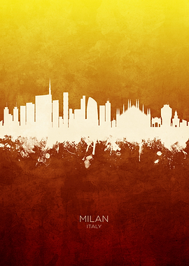 Milan Italy Skyline