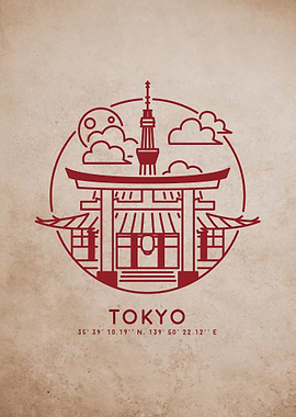 Tokyo Line Art
