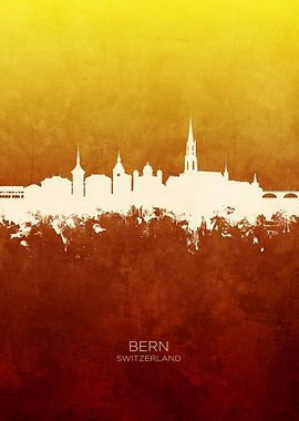 Bern Switzerland Skyline