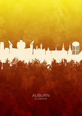 Auburn Alabama Skyline