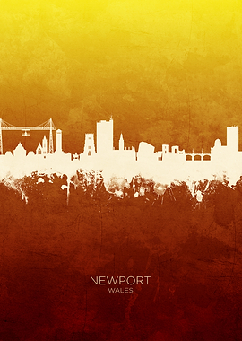 Newport Wales Skyline