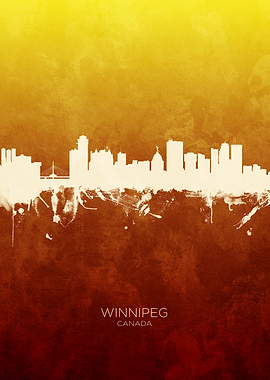 Winnipeg Canada Skyline