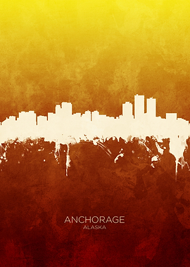 Anchorage Alaska Skyline