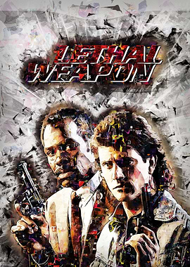 lethal weapon abstract art