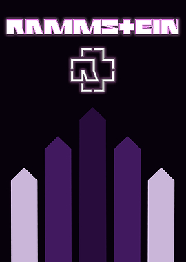 Rammstein pillars violet