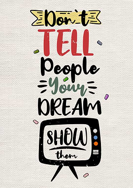 Dont tell people your dre