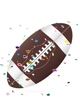 American Football Confetti