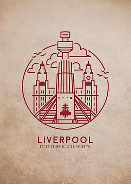 Liverpool Line Art