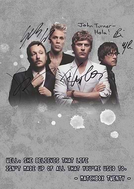 Matchbox Twenty Canvas