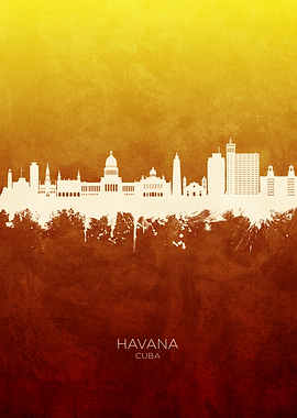 Havana Cuba Skyline