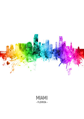 Miami Florida Skyline