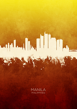 Manila Philippines Skyline