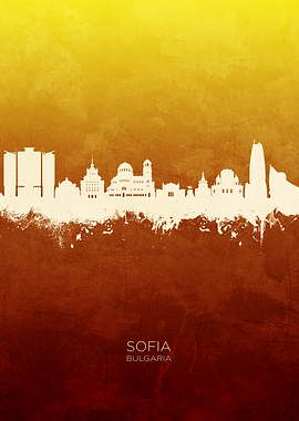 Sofia Bulgaria Skyline