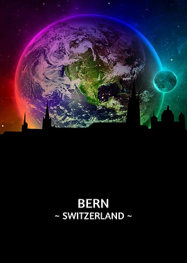 Bern Switzerland Skyline