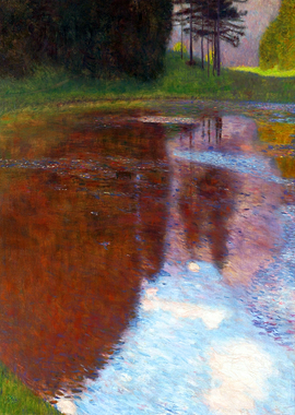 Gustav Klimt Tranquil Pond