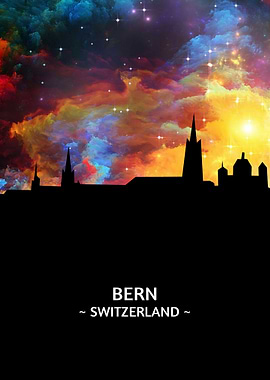 Bern Switzerland Skyline