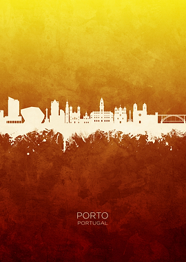Porto Portugal Skyline