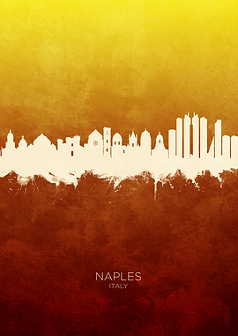 Naples Italy Skyline