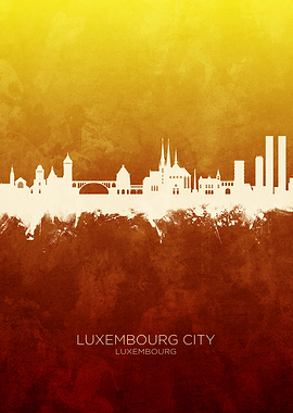 Luxembourg City Skyline