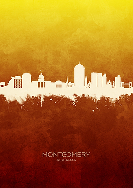 Montgomery Alabama Skyline