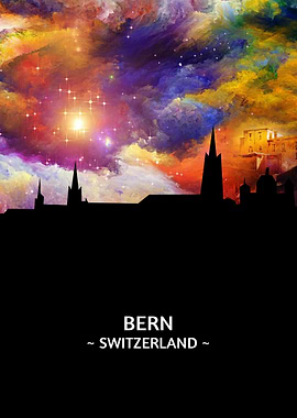 Bern Switzerland Skyline