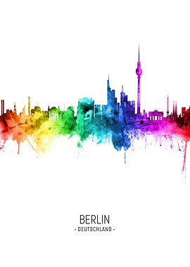 Berlin Germany Skyline