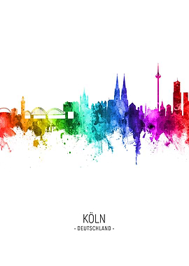 Cologne Germany Skyline