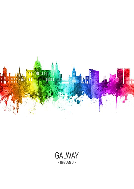 Galway Ireland Skyline