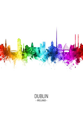 Dublin Ireland Skyline