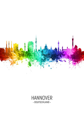 Hannover Germany Skyline