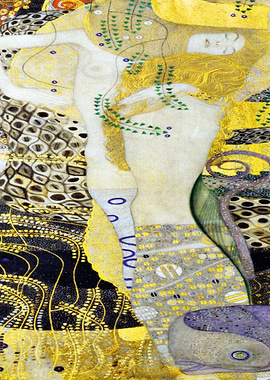 Gustav Klimt Water Serpent