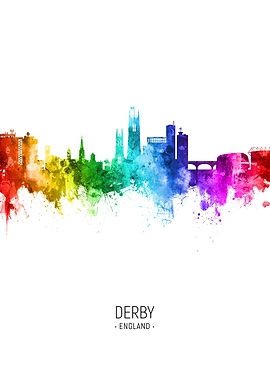 Derby England Skyline