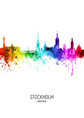 Stockholm Sweden Skyline