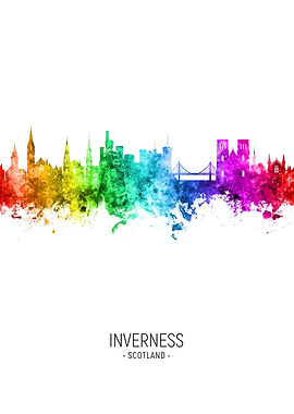Inverness Scotland Skyline