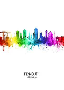 Plymouth England Skyline