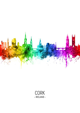 Cork Ireland Skyline