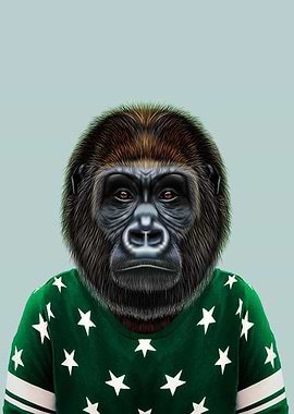 gorilla portrait
