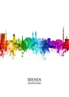 Bremen Germany Skyline