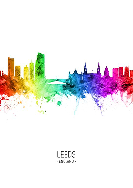 Leeds England Skyline