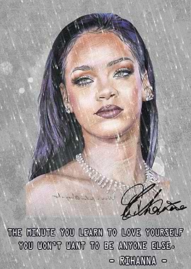 Rihanna Canvas