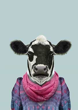 lovely cow portrait