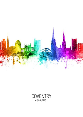Coventry England Skyline