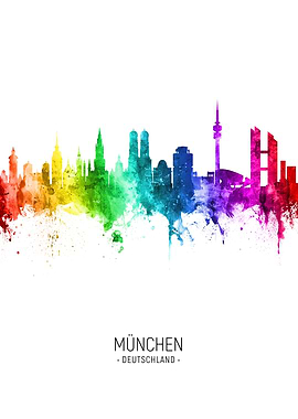 Munich Germany Skyline
