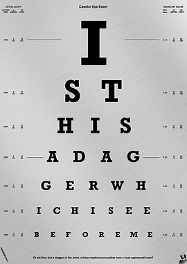 Is This A Dagger Eye Test